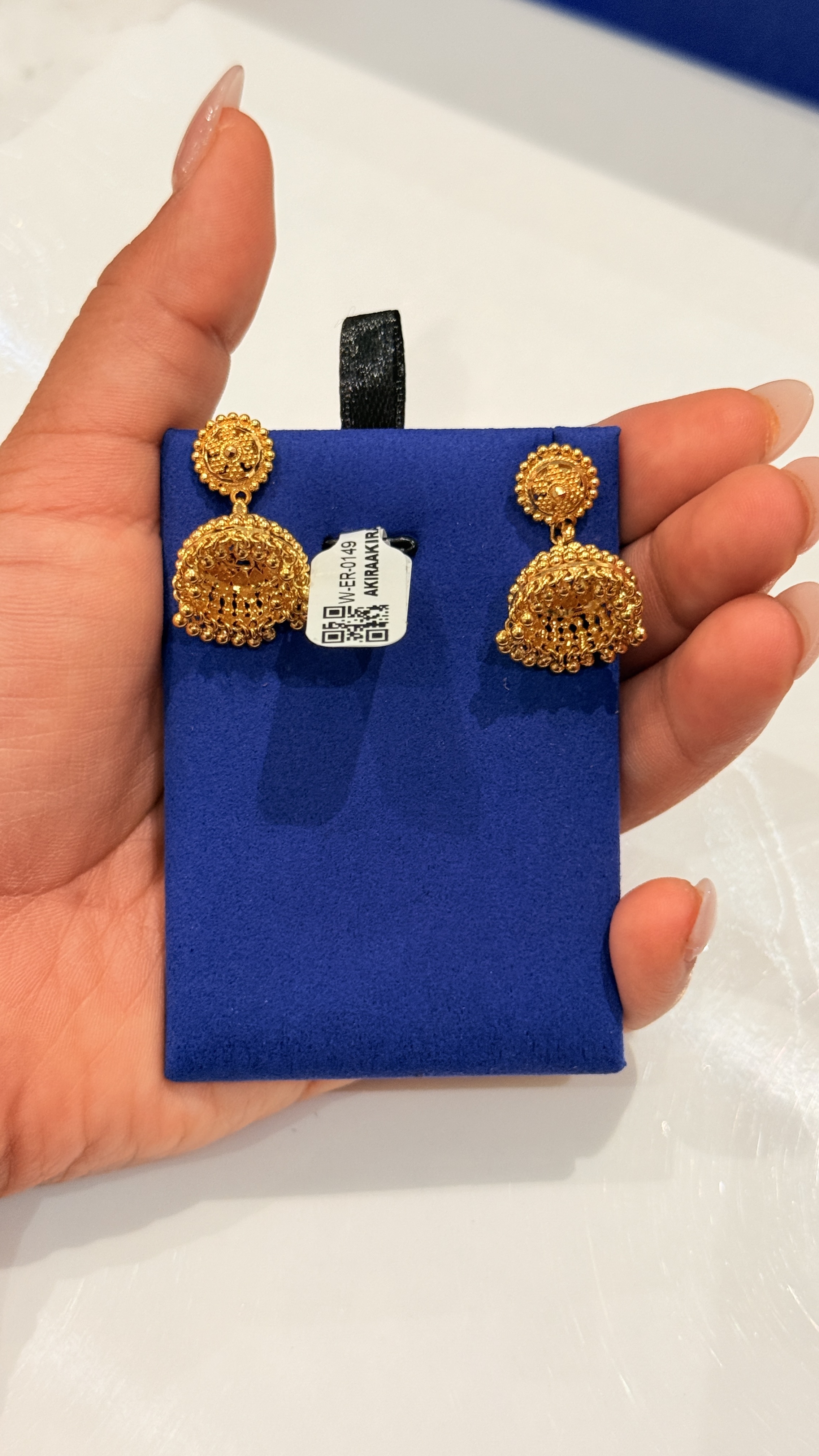 22k gold jhumki  10.250 g