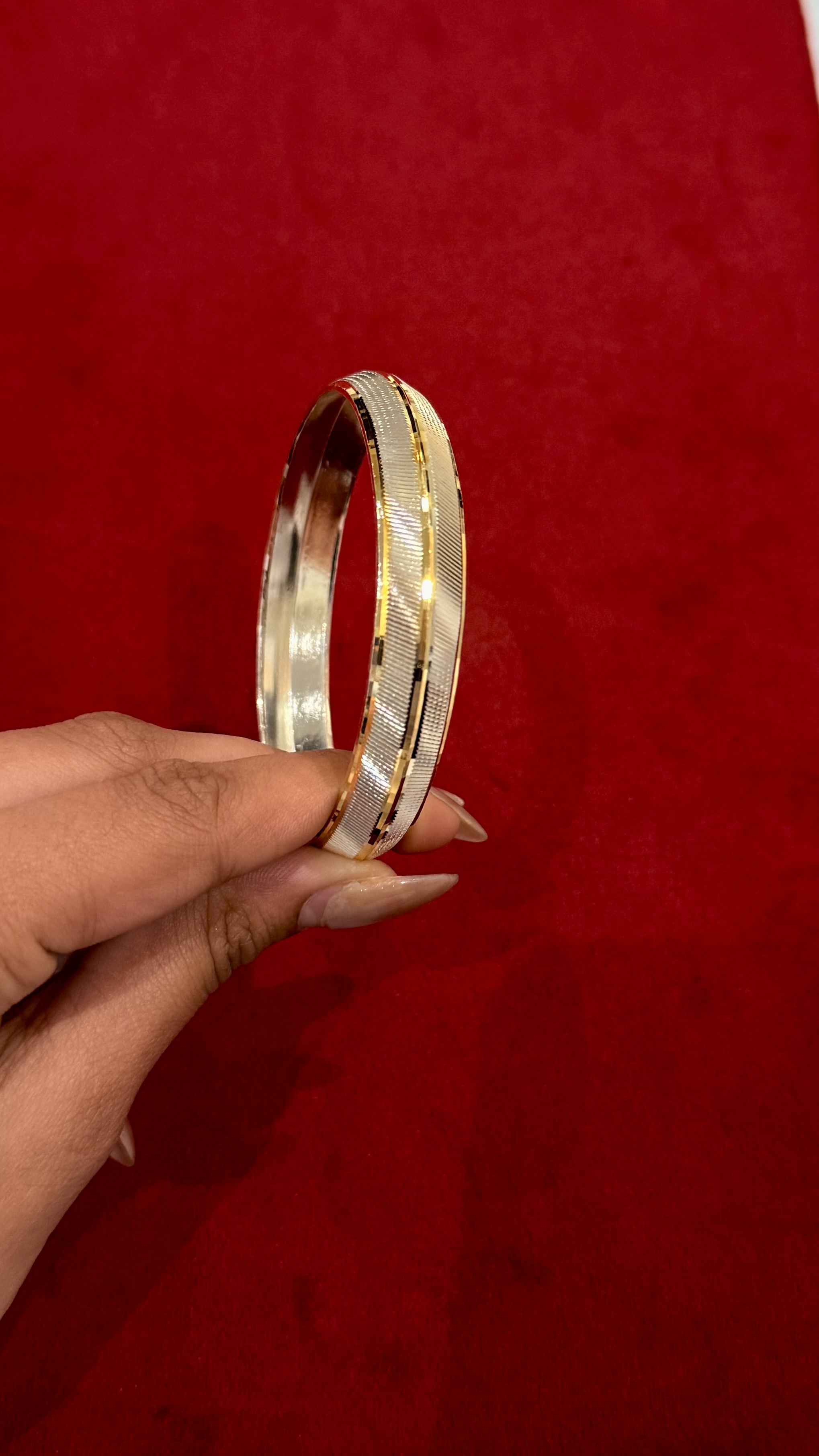 PLAIN MENS SILVER KADA