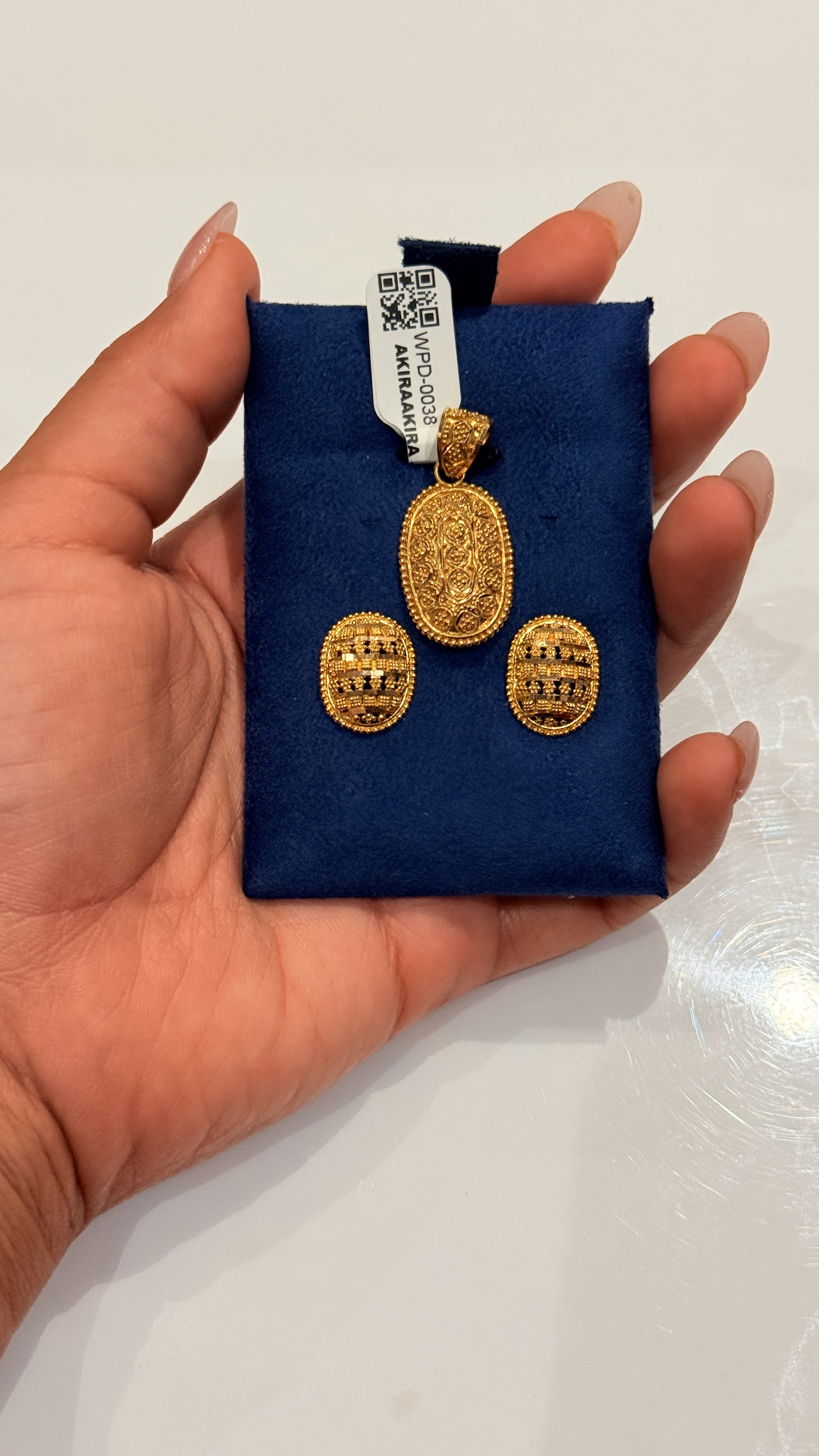 22k gold pendant set 10.308 g