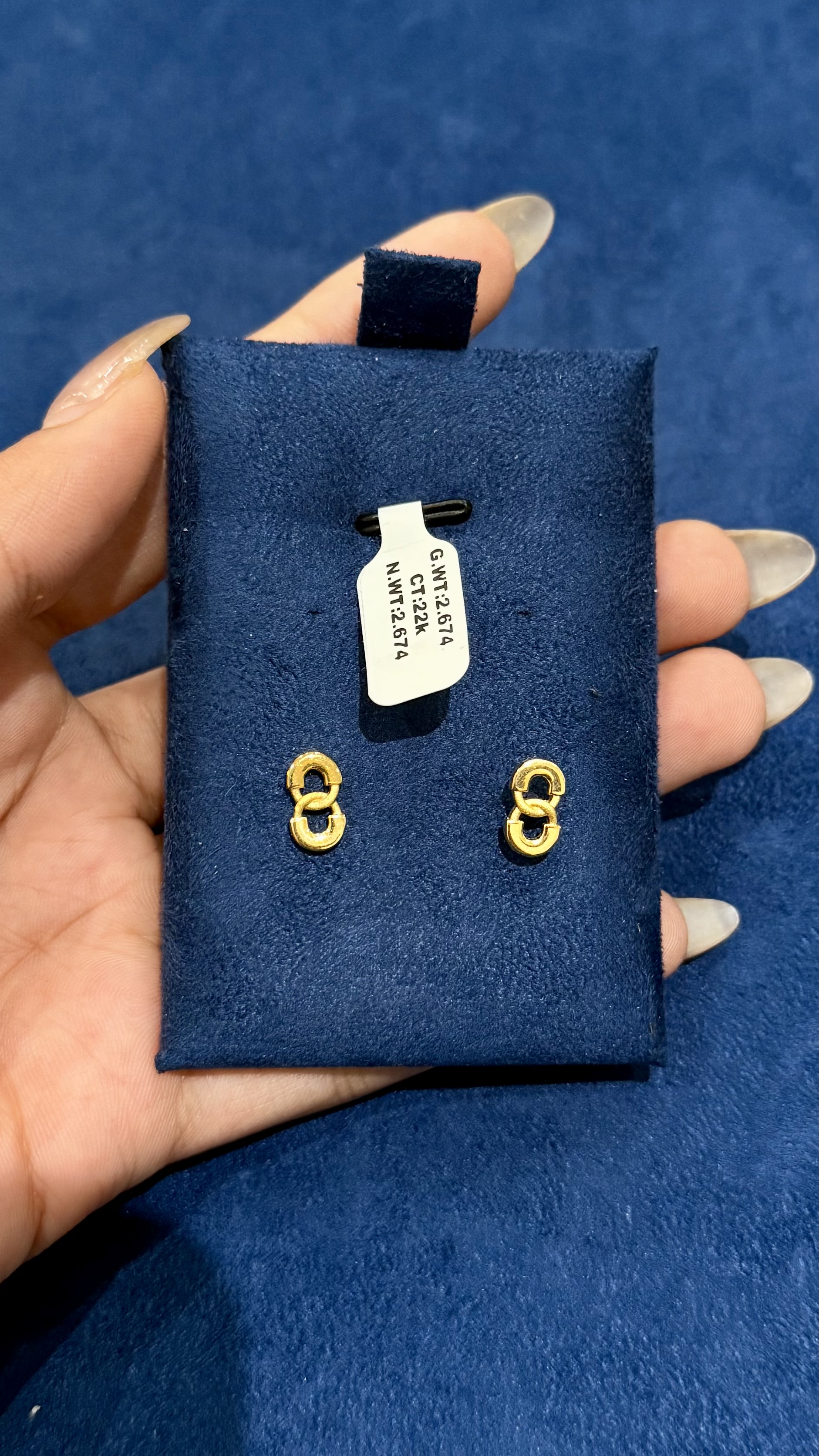 WOMEN GODL EARRING 22ct