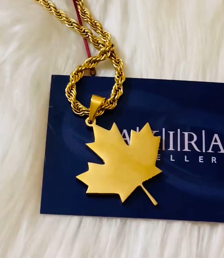 Canada Flag photo pendant