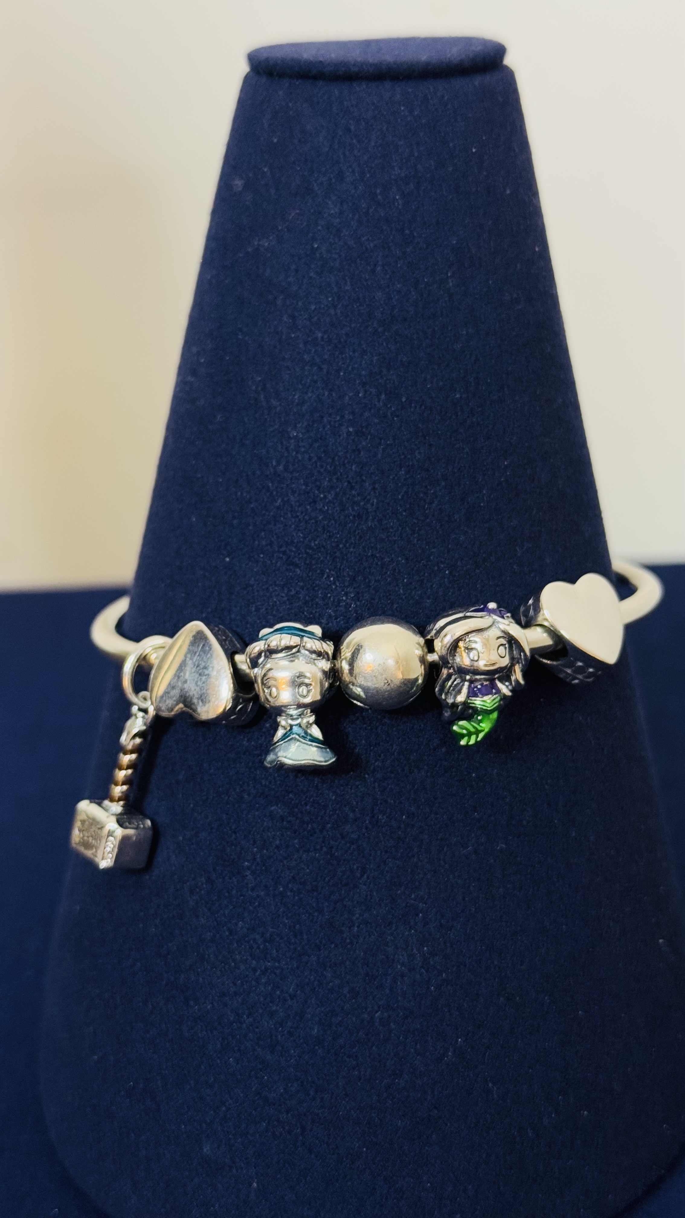 Mermaid  Princess  Charms Bracelet