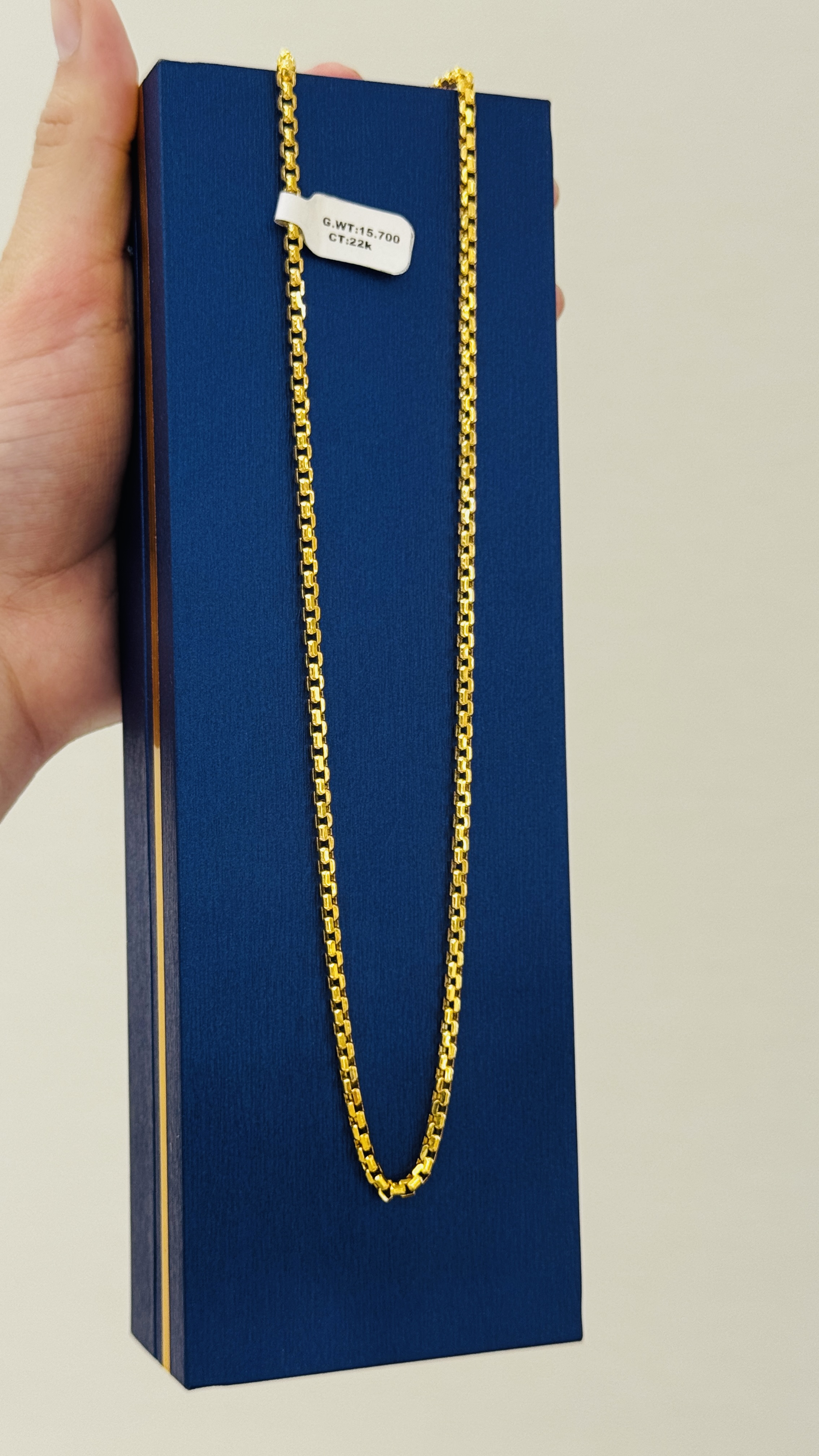 Men gold chain 15.70