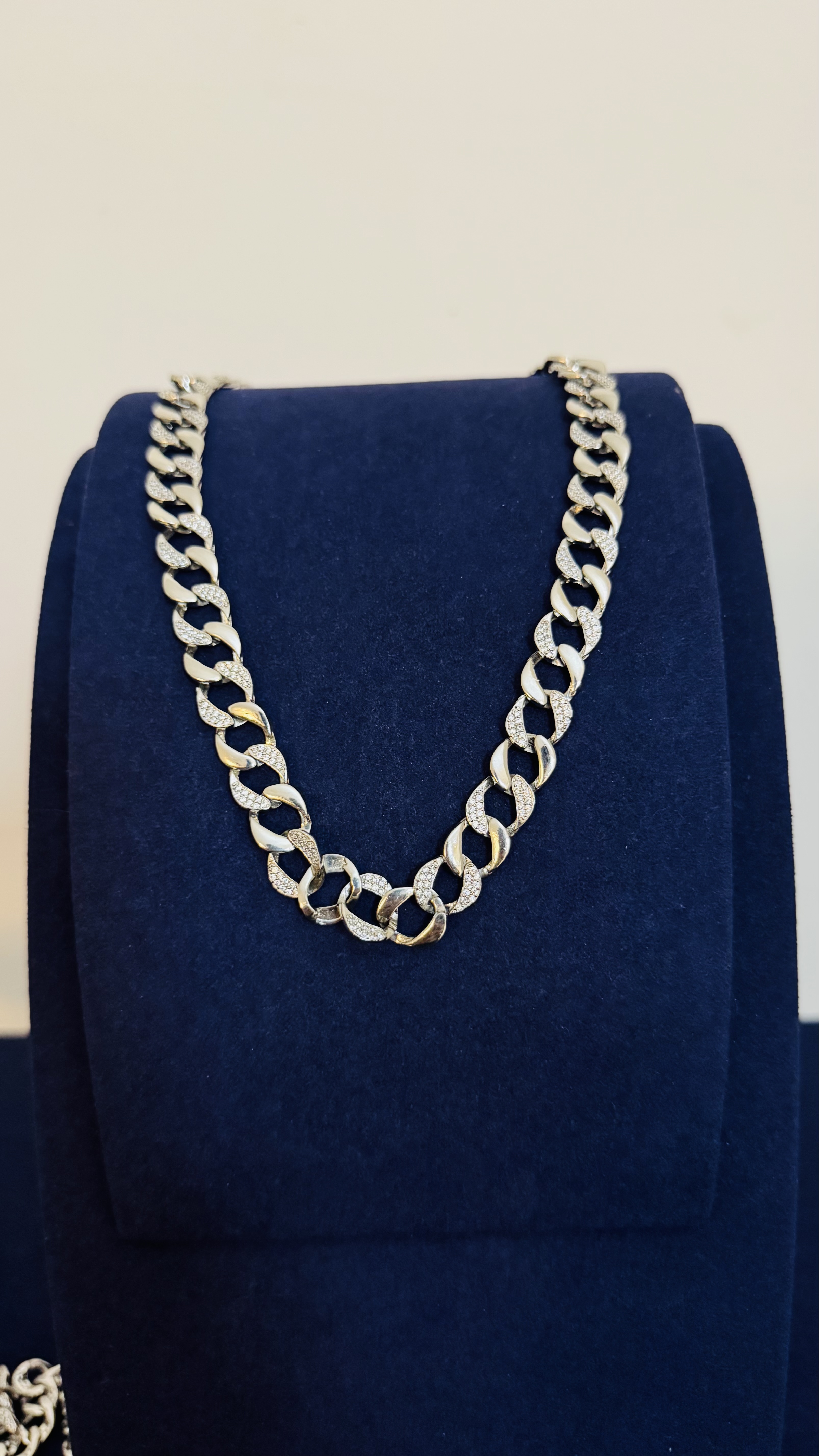 MONO LINK SILVER CHAIN