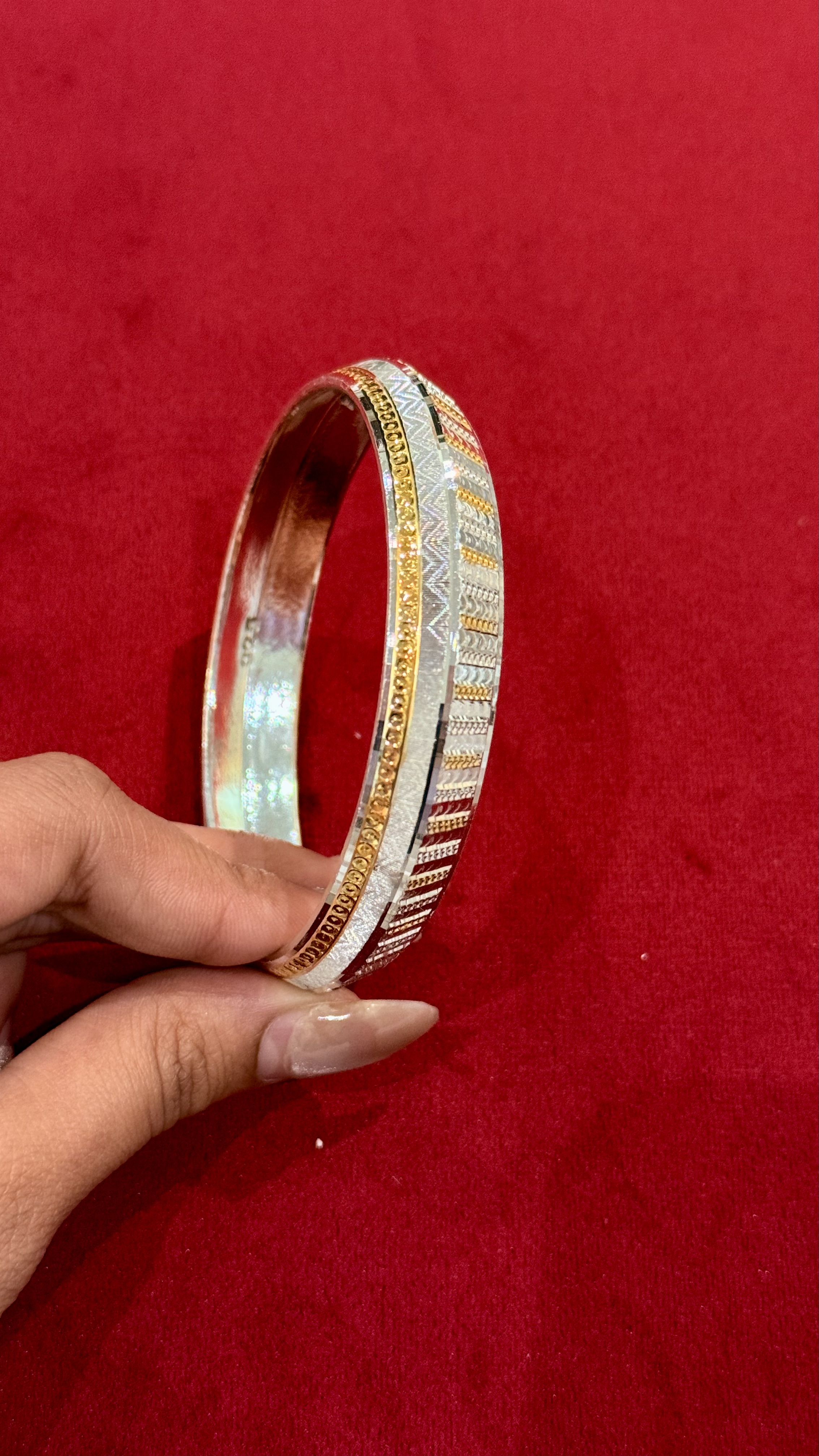 51.75gram MENS SILVER KADA
