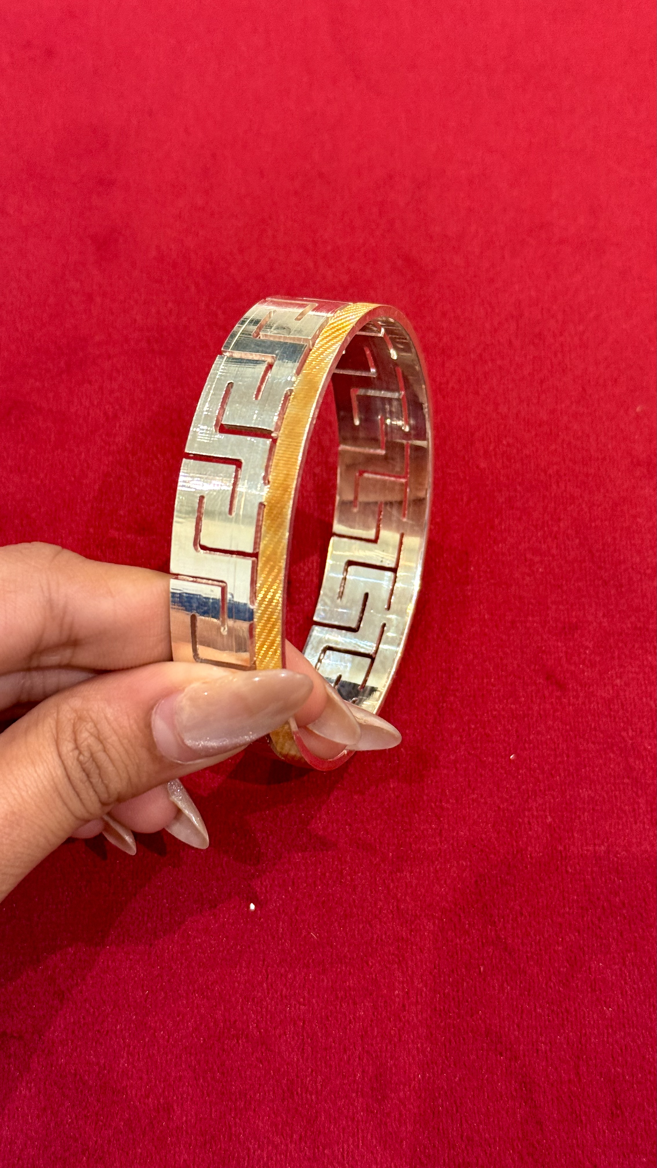 VERSACE SILVER MEN KADA