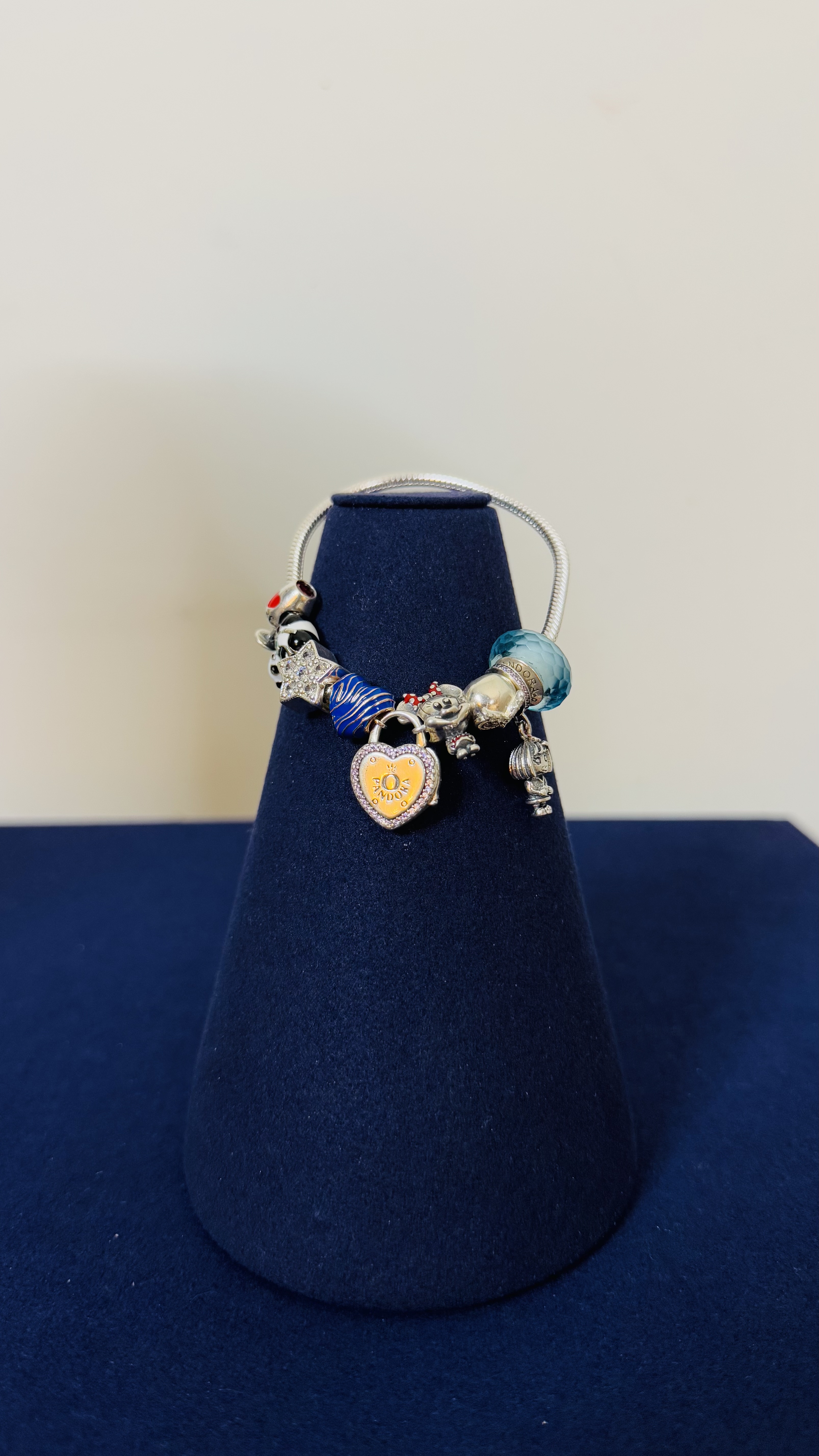 Disney Girl multi Charms Bracelet